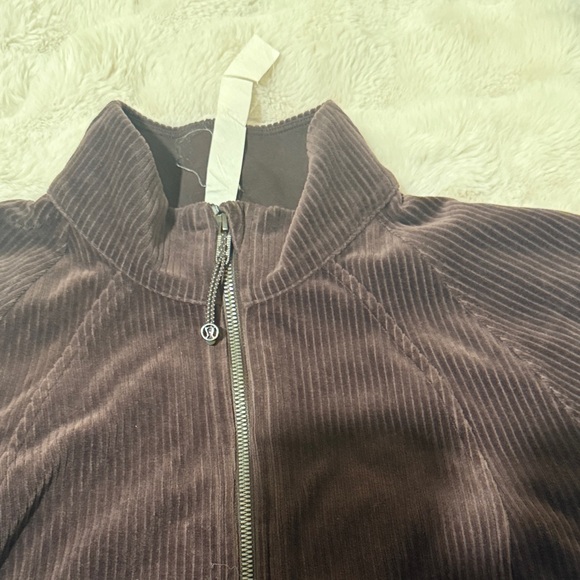 lululemon athletica Women's Corduroy Bomber Jacket in Deep Brown - Picture 10 of 11